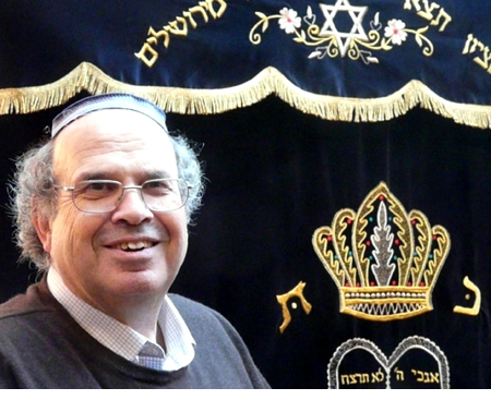 Rabbi Teitelbaum und Vorsteher Peter Stiefel