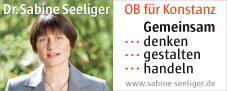 Oberbürgermeisterkandidatin für Konstanz Sabine Seeliger